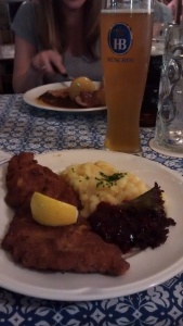 Gotta love the brown food at Hofbräuhaus, mmm, so unphotogenic but so good