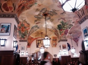 A feeling of Old World Europe pervades throughout Hofbräuhaus